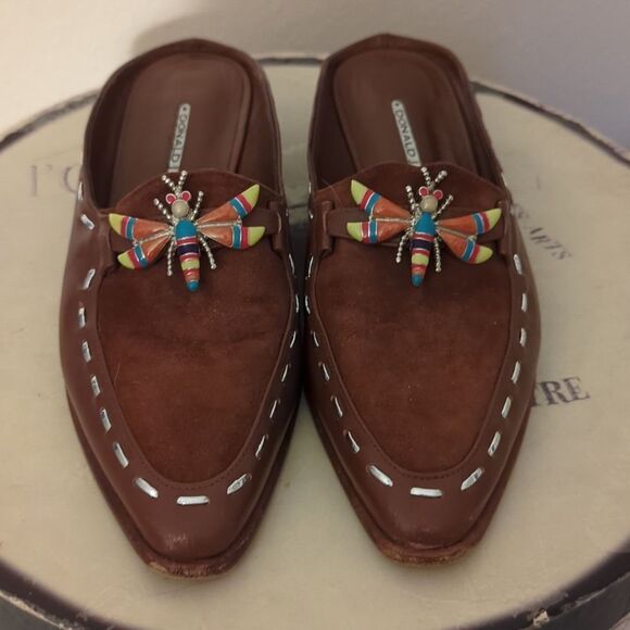 Donald Pliner Leather slip on shoes - Picture 3 of 9